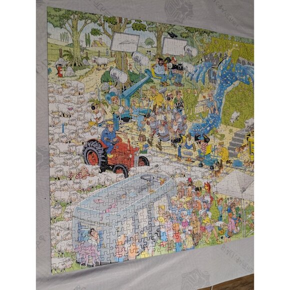 Jan Van Haasteren Comic Puzzle 1000 Pcs Film Set Complete - Picture 8 of 11